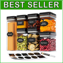 Load image into Gallery viewer, Versatile 7-Piece BPA-Free Kitchen Storage Set with Airtight Lock Technology