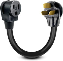 Load image into Gallery viewer, Compact NEMA 10-50P to NEMA 6-50R 50A Adapter Cord - Lightweight &amp; Durable