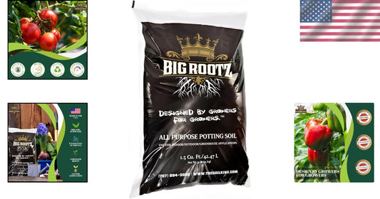 All-Purpose pH Adjusted Organic Soil for Indoor & Outdoor Plants - 40 lb