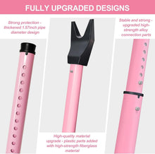 Load image into Gallery viewer, Premium 2-Pack Modern Pink Door Security Bar - Enhanced Protection Anywhere