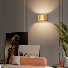 Load image into Gallery viewer, Upgrade Your Space: Stylish Gold Wall Sconce Pair with G9 LED Bulbs Included
