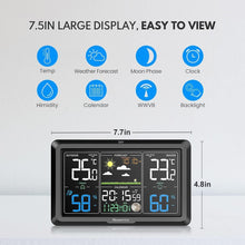 Load image into Gallery viewer, Atomic Clock Outdoor Thermometer &amp; Humidity Monitor - Stylish Home Essential