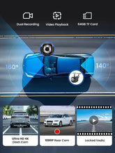 Load image into Gallery viewer, Portable 4K Carplay Screen with Real-time GPS, Backup Camera &amp; Bluetooth Audio