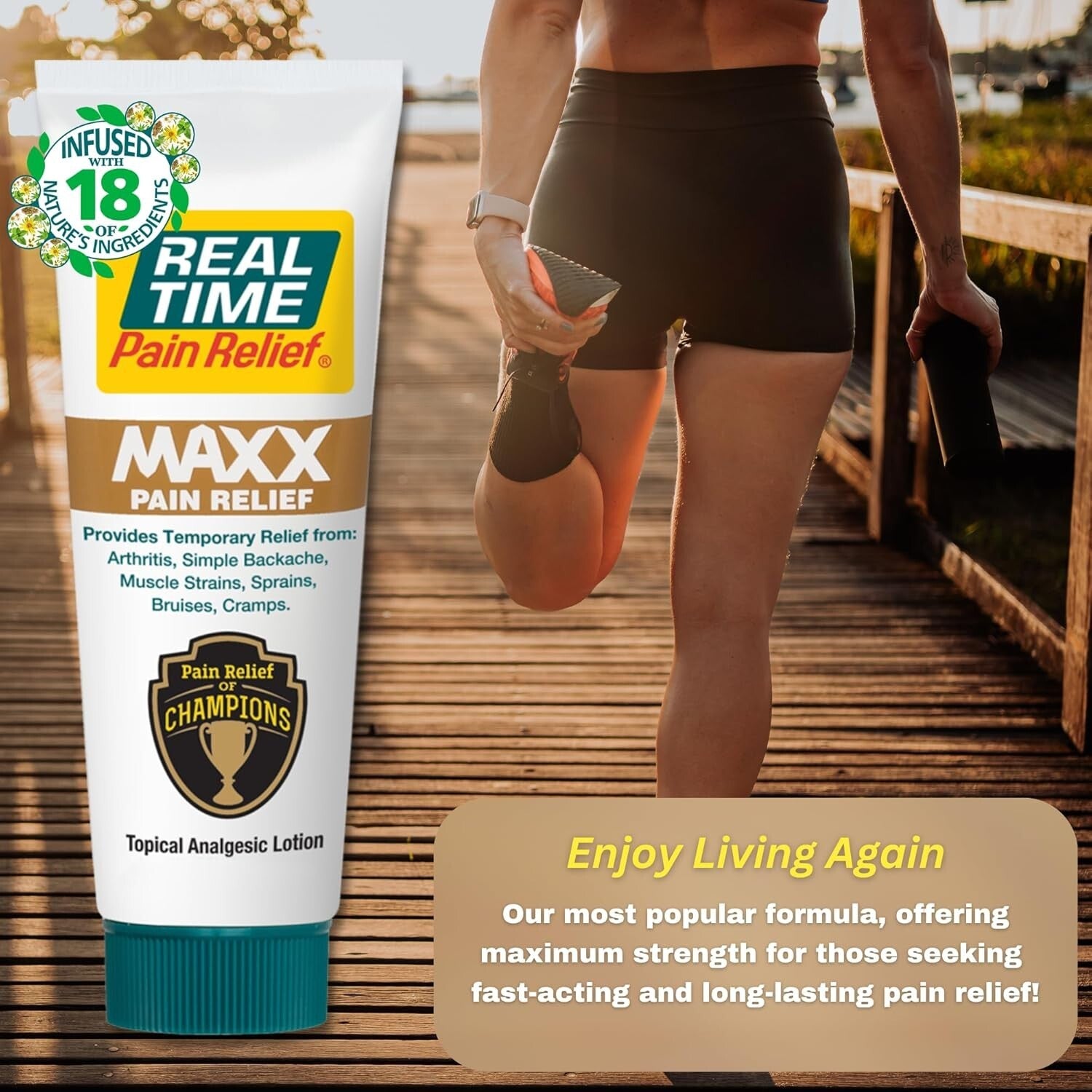 7oz Natural Formula for Muscle Pain & Arthritis Relief - Soothing & Effective