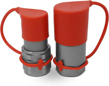 Load image into Gallery viewer, Durable Skid Steer Quick Connect Couplers Set with Dust Caps – 2 Heavy-Duty Sets