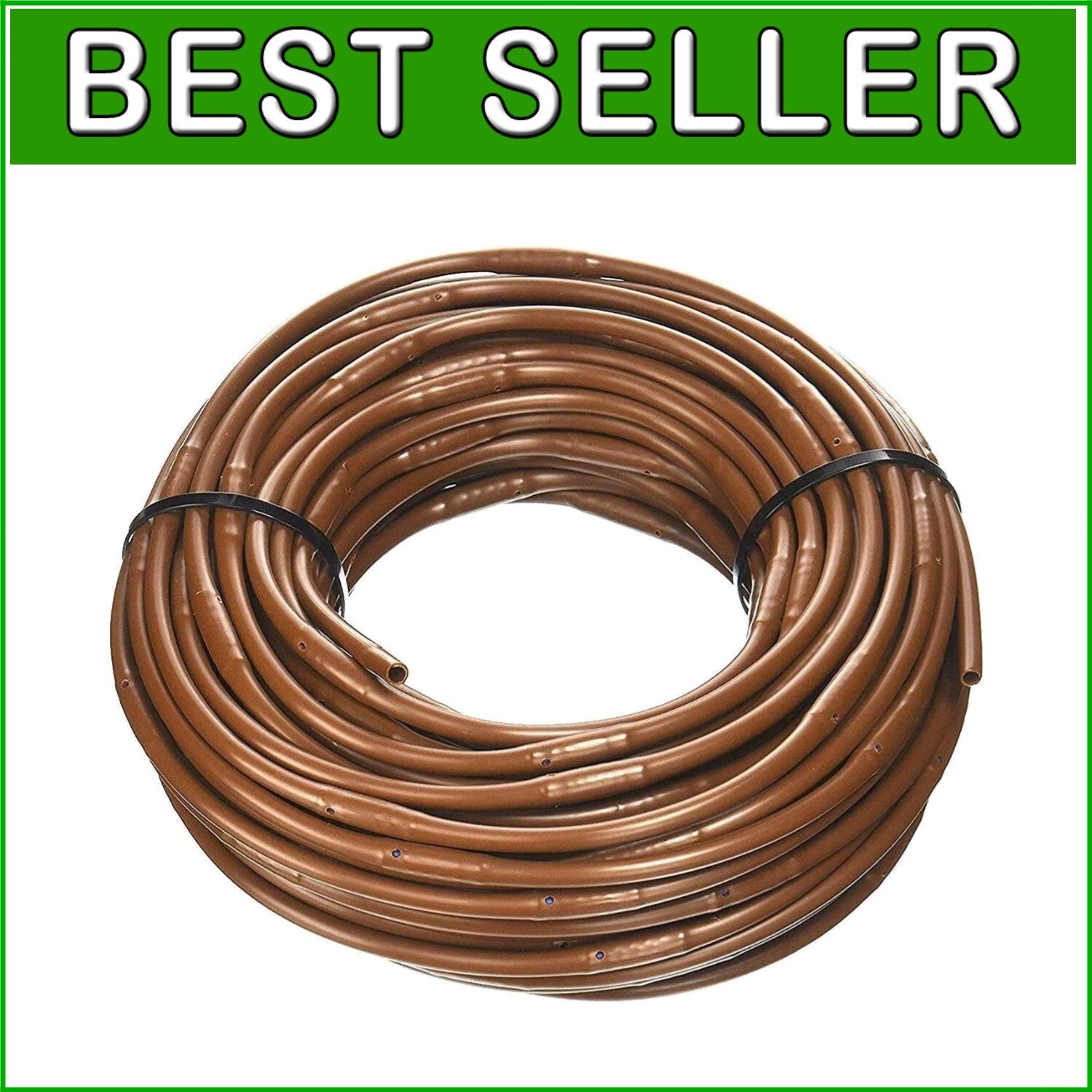 Efficient 1/4-Inch Dripline Roll with 6-Inch Emitting Sockets - 500 Foot Length