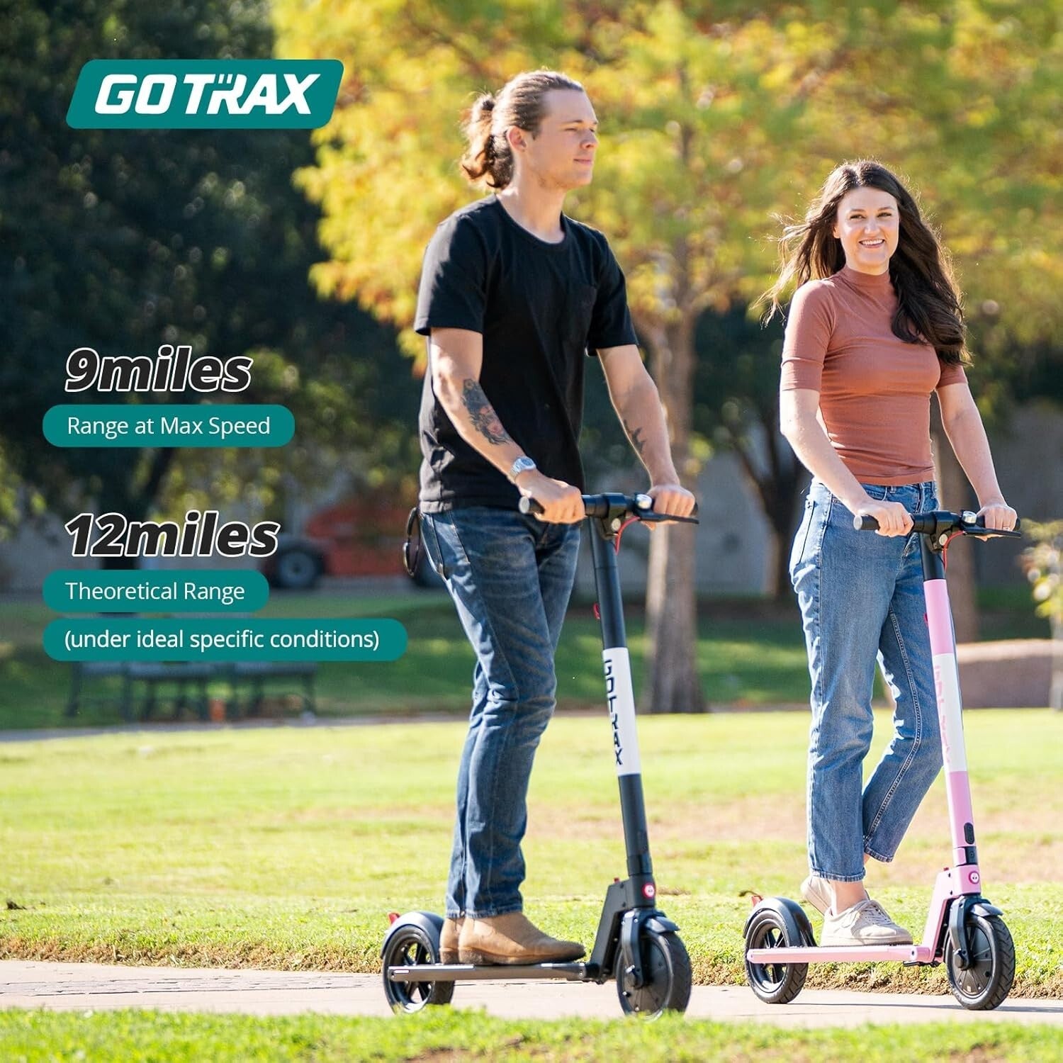 Foldable Electric Scooter with Anti-Puncture Tires - Ideal for Commuting Adults