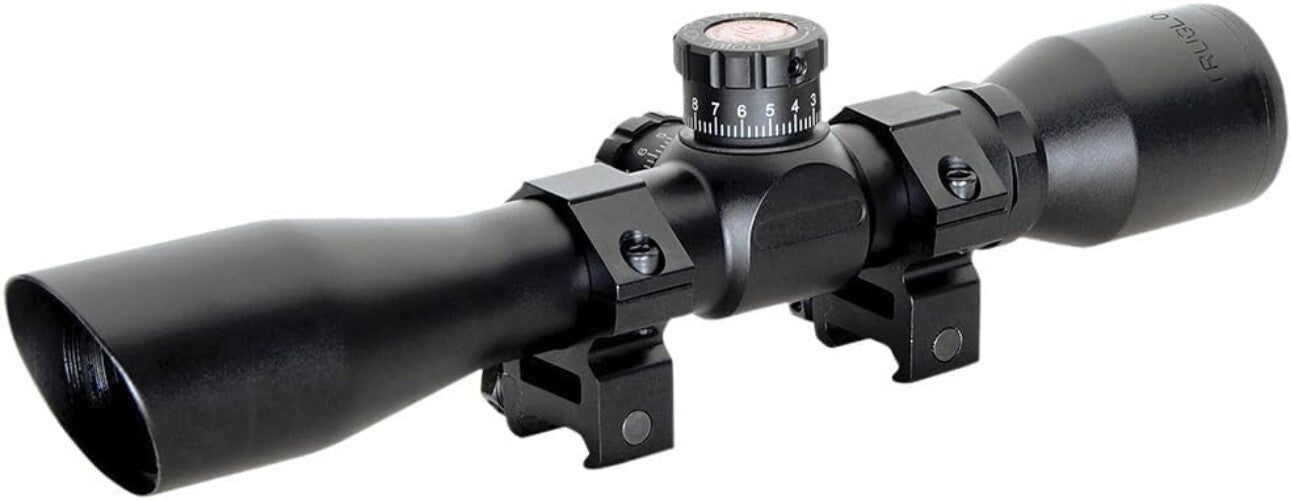 4X32mm Water-Resistant Compact Hunting Scope with Dual-Color Illuminated Reticle