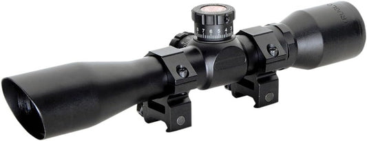 4X32mm Water-Resistant Compact Hunting Scope with Dual-Color Illuminated Reticle