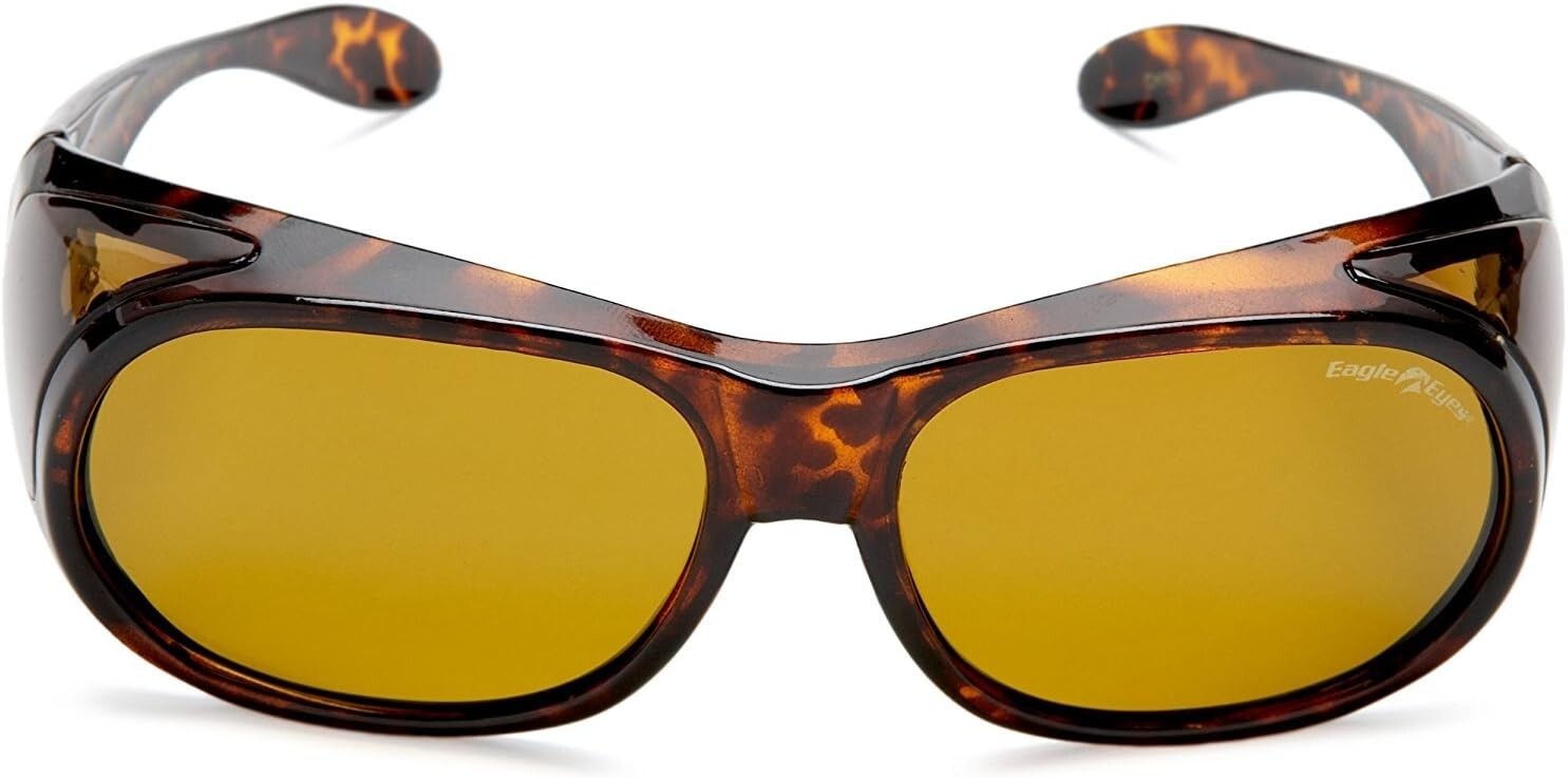 FitOns Tortoise Shell Polarized Sunglasses - Innovative Fit Over Design