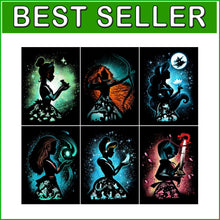 Load image into Gallery viewer, Complete Diamond Painting Kit - 5D Art with Princesses - Perfect for All Seasons