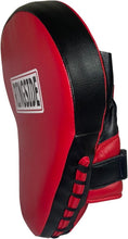 Load image into Gallery viewer, Professional 10.5" Curved Punch Mitts in Red - Ideal for Coaches and Athletes