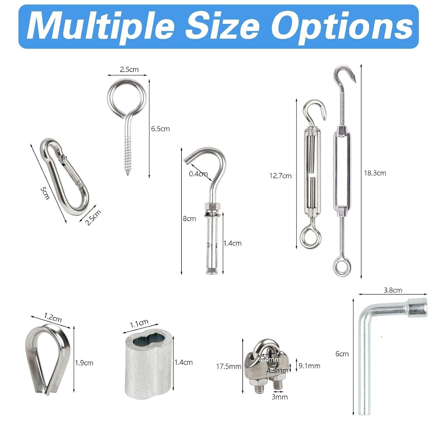 Durable Vinyl Coated 200FT Wire Rope Kit - Ideal for Garden and Outdoors