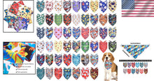 Load image into Gallery viewer, 50PCS Sports-Themed Dog Bandanas for Large Breeds - Comfortable &amp; Stylish
