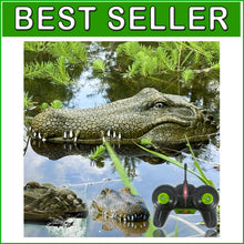 Load image into Gallery viewer, Prank Toy Alligator Head RC Boat with Rechargeable Battery - Great for Pools