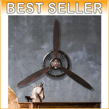 Load image into Gallery viewer, Aviation-Inspired Propeller Wall Sculpture - Perfect for Living Room &amp; Kitchen