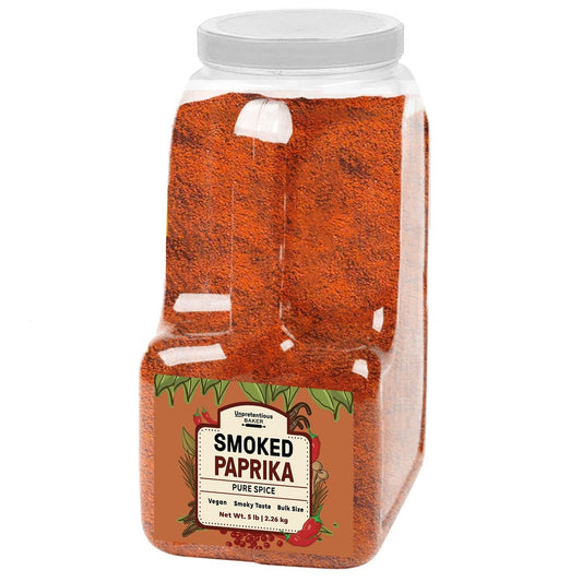 Baker Smoked Paprika - 5 lb Ground Spice with Strong Smokiness for Cooking