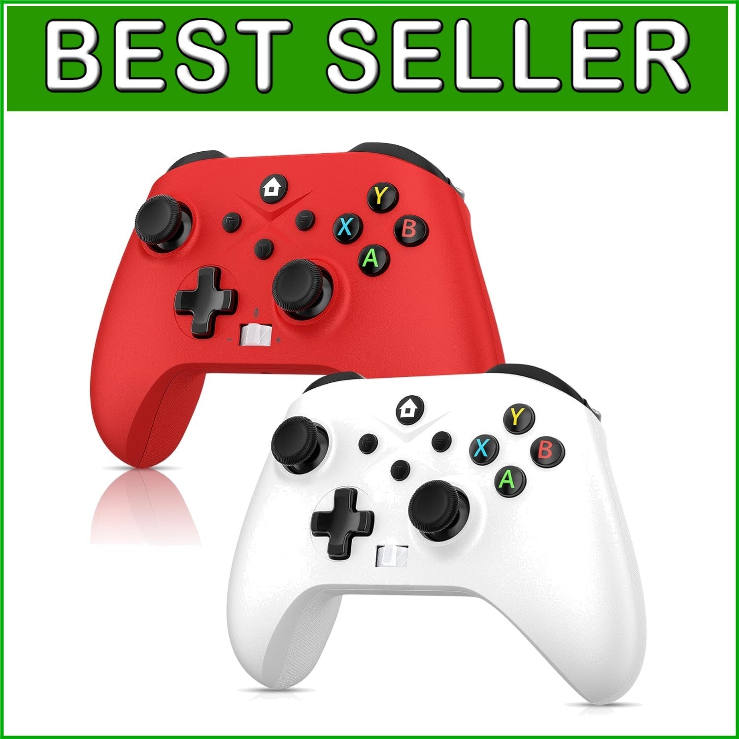 2-Pack Wireless Controllers for Xbox X|S & Windows 10/11 - Dual Vibration