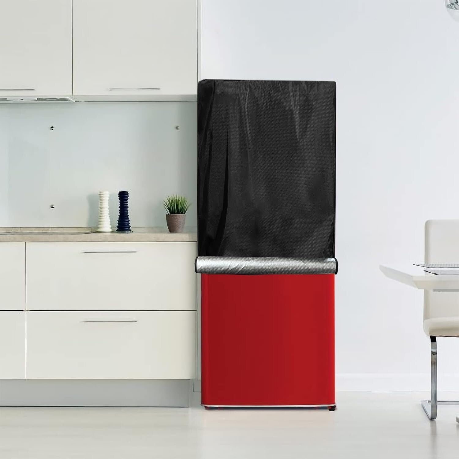 Durable Waterproof Upright Freezer Cover with Storage Pockets - 24"Wx29"Dx61"H