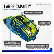 Load image into Gallery viewer, Tour Elite Pickleball Duffle Bag - Holds Paddles &amp; Accessories with Fence Hook