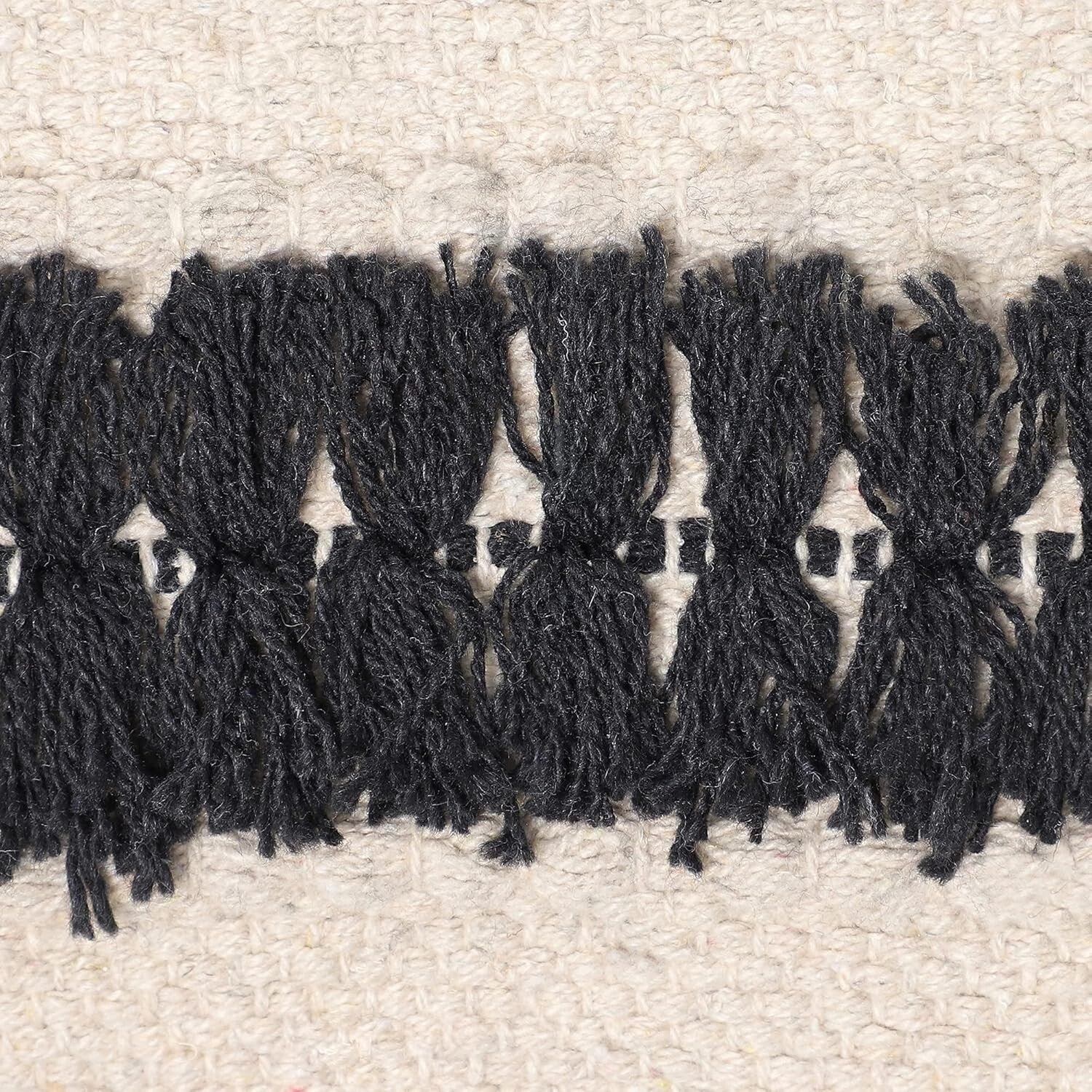 Elegant Handmade 18x18 Boho Throw Pillow Covers - Set of 2 with Zipper Closure