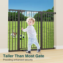 Load image into Gallery viewer, 36-Inch Extra Tall Pressure-Mounted Gate - Ideal for Homes with Babies and Dogs