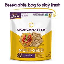 Load image into Gallery viewer, 4 Oz Multi-Seed Original Crackers - Gluten-Free &amp; Non-GMO, Pack of 12