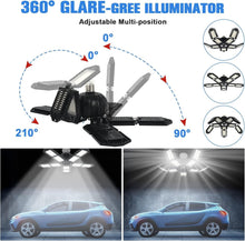 Load image into Gallery viewer, Ultra Bright LED Garage Lights 10+1 Panels - Efficient 20000 Lumens, 200W