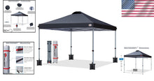 Load image into Gallery viewer, Versatile 10x10 Pop-Up Tent with Height Adjustments for Tailgating and Festivals