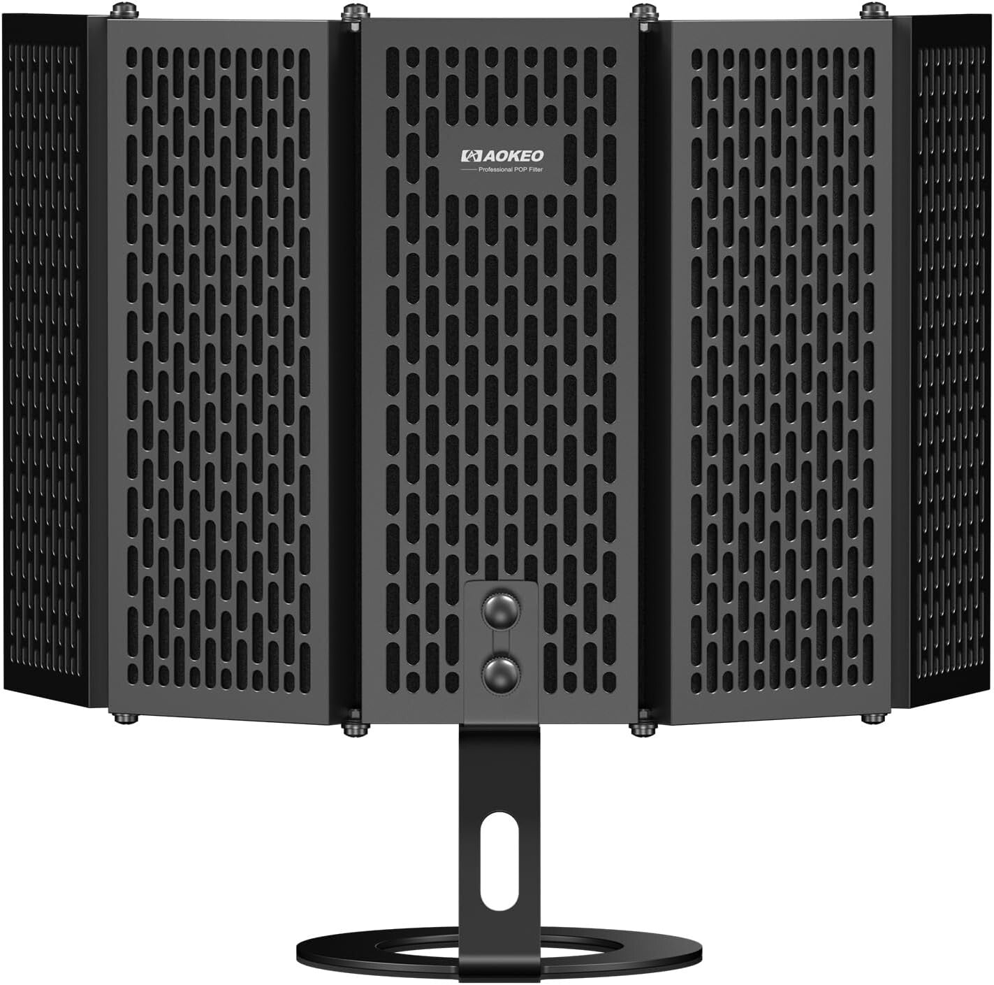 Professional Acoustic Foam Mic Shield - Portable, Lightweight, Easy to Install
