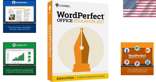 WordPerfect Office Education 2021: Powerful Tools for Academic Success [PC Disc]