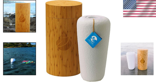 Dignified Biodegradable Water Urn - Perfect for Ash Scattering Ceremonies