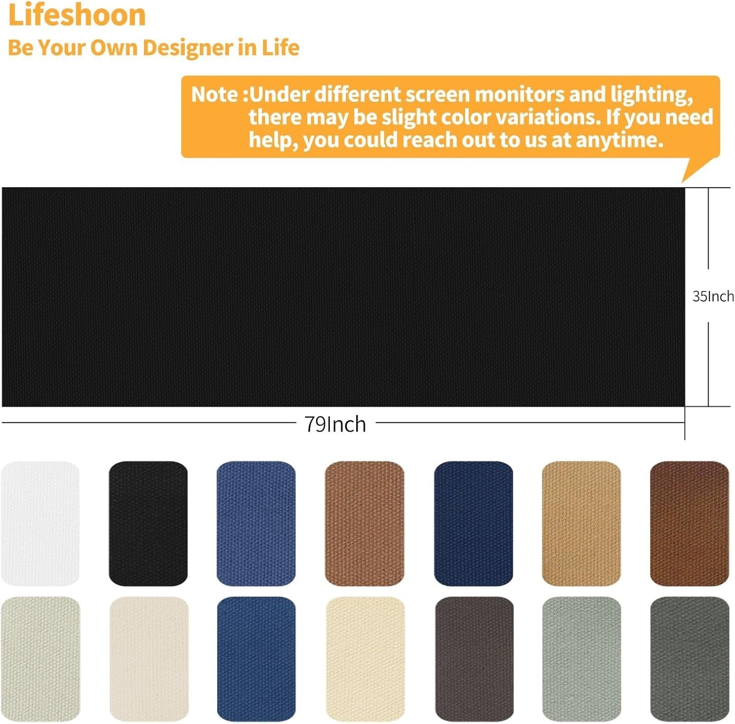 Durable Self-Adhesive Fabric Patch, 35x79 in Blue Grey - Quick Furniture Repair