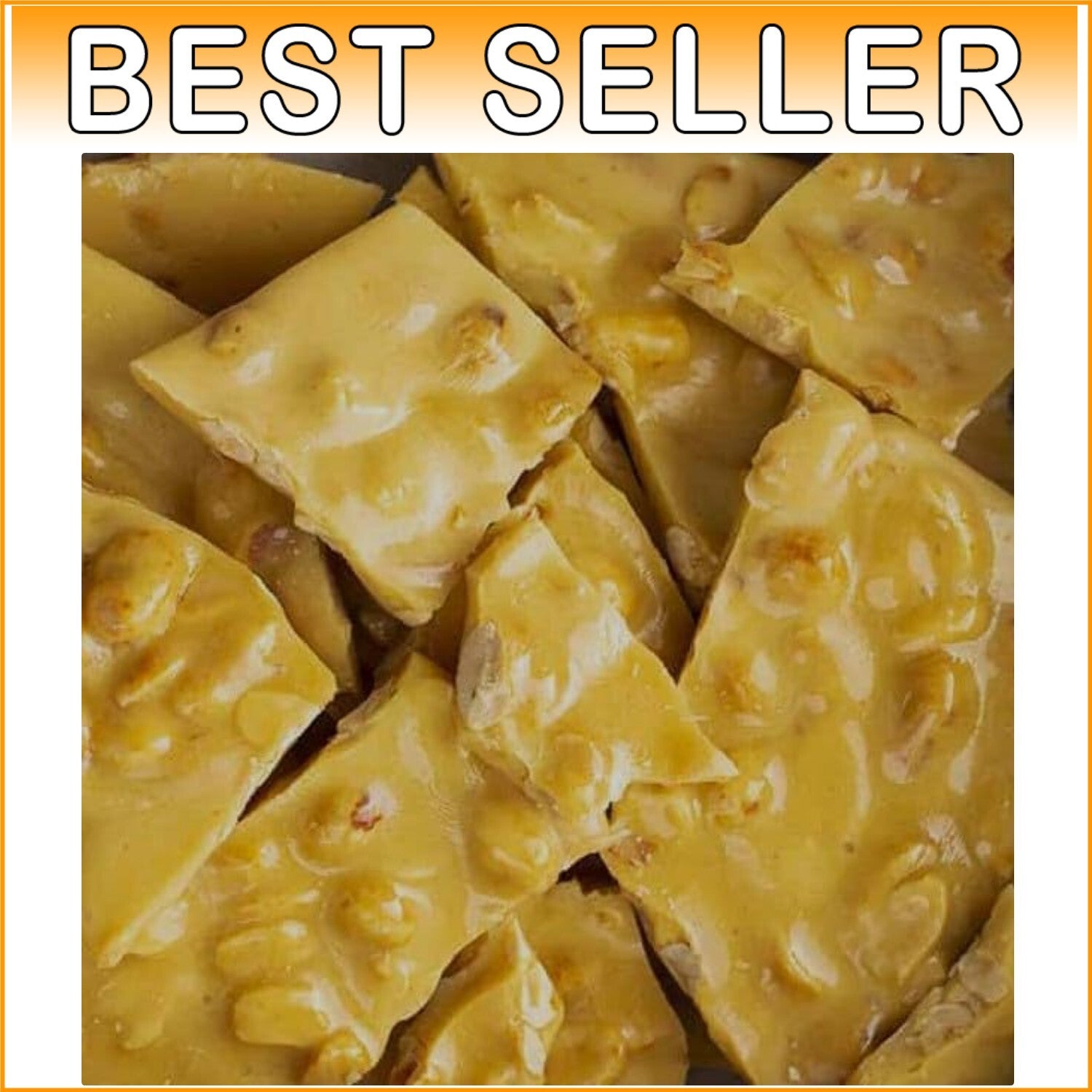 Classic Homemade Style Peanut Brittle - 6-Pound Bulk Size for Anytime Enjoyment