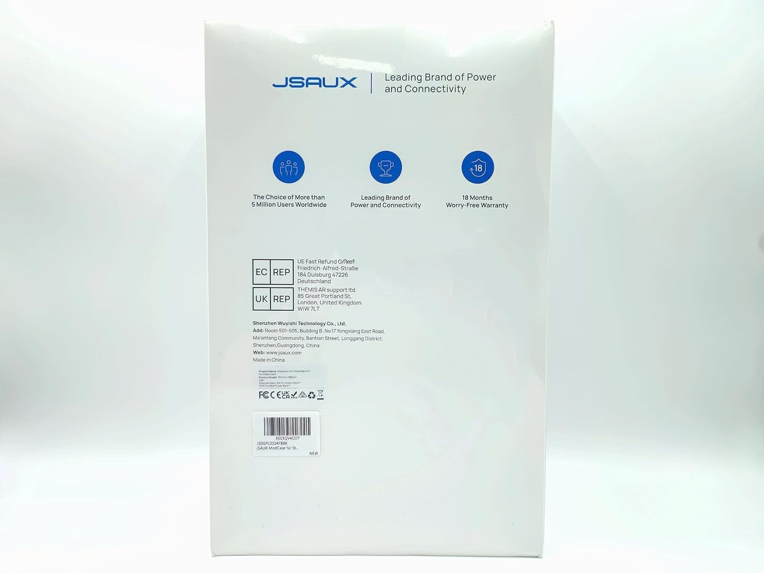 Flexible Modular Case for Steam Deck with Shock-Absorbing Power Bank System