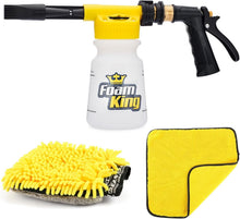 Load image into Gallery viewer, Garden Hose Foam Cannon with Microfiber Mitt for Scratch-Free Car Cleaning