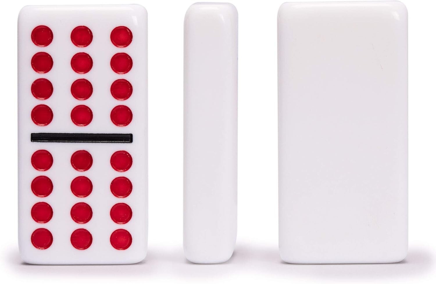 Deluxe Mexican Train Set - 91 Double 12 Dominoes with Stylish Storage Case