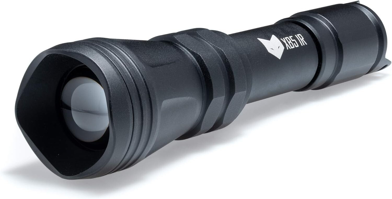 850nm Infrared Flashlight - 5W LED Night Vision Illuminator, Focus & Dimmable