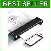 Load image into Gallery viewer, Compact Inkless Portable Printer with Rechargeable Battery - Print Anywhere!