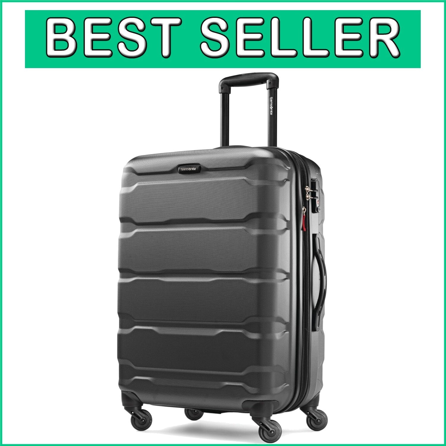 Effortless 24-Inch Hardside Luggage with Spinner Wheels - Omni PC Collection