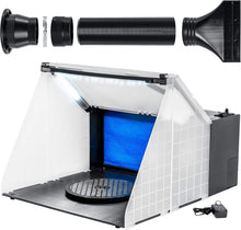 Load image into Gallery viewer, High-Performance Portable Spray Booth with Bright LED Lights &amp; Turntable Access