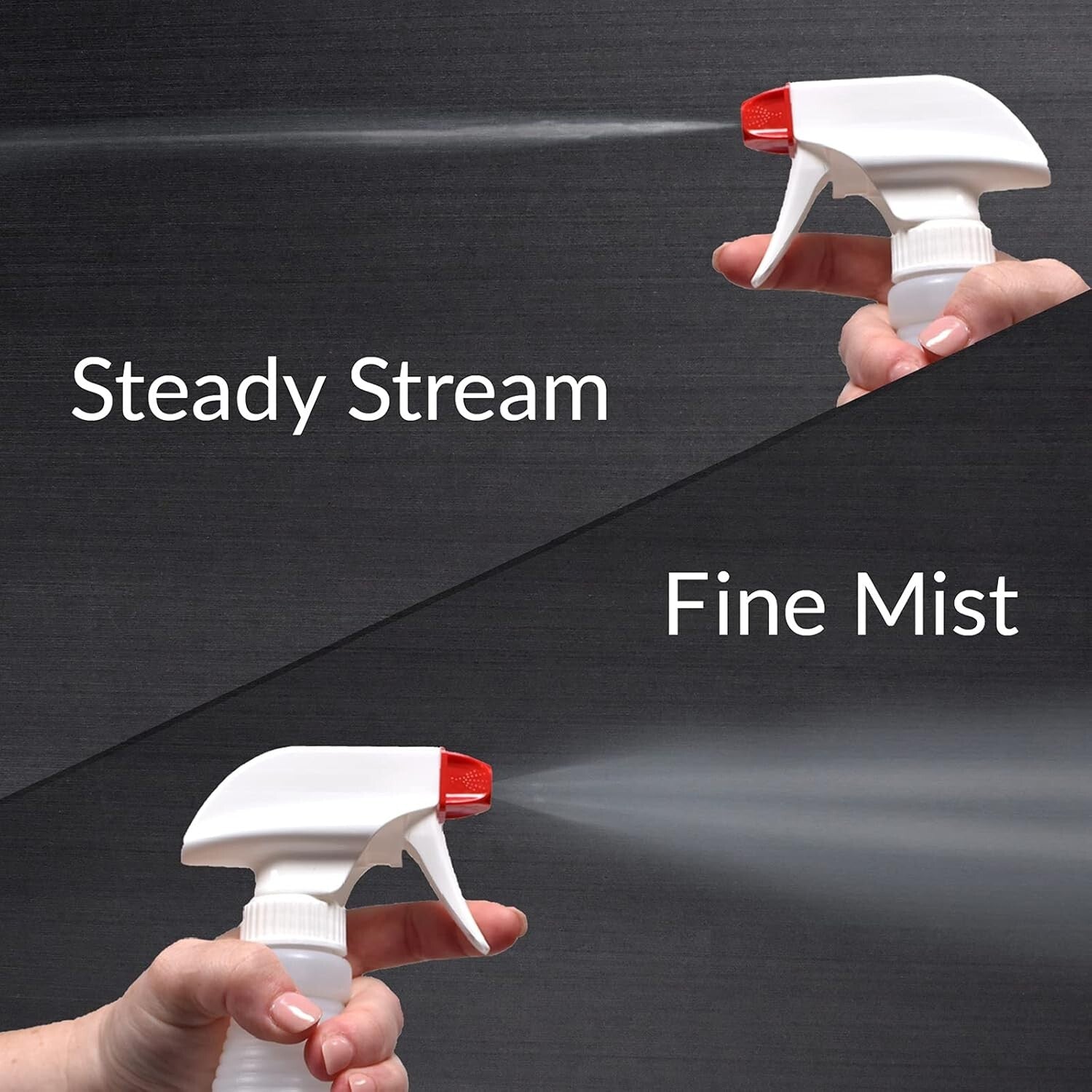 Versatile 12-Pack Leak-Proof Spray Bottles - Ideal for Cleaning, Hair, Plants