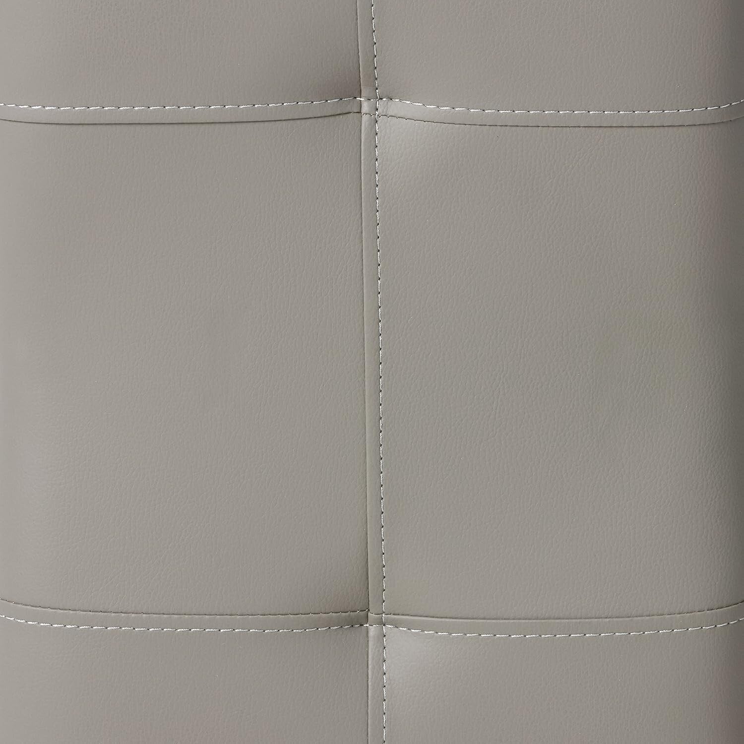 Elegant 24" White Bar Stool Set with Gray Cushion - Perfect for Counters