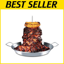 Load image into Gallery viewer, 3-Way Adjustable Vertical Skewer for Tacos, Shawarma &amp; Kabobs - Stainless Steel