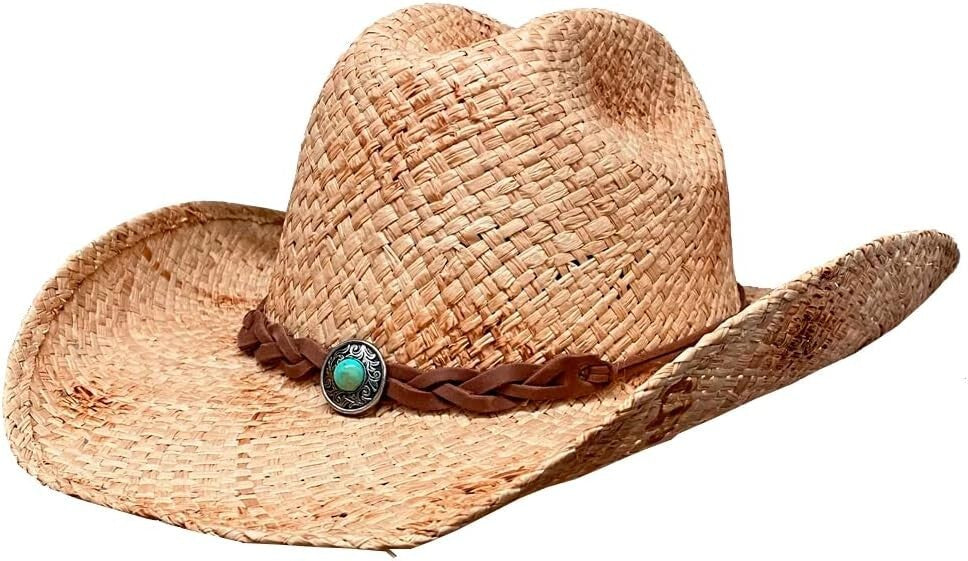 Women's Shapeable Brim Cowboy Hat with Cattleman Crown - Stylish and Functional