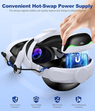 Load image into Gallery viewer, Enhanced Comfort Battery Head Strap for Quest 3/3S/2 - 2-3 Hours Extra Playtime