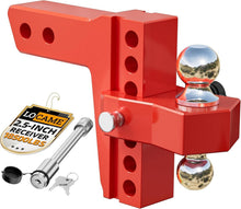 Load image into Gallery viewer, Heavy-Duty Adjustable Trailer Hitch for 2.5-Inch Receivers - 18,500 LBS GTW