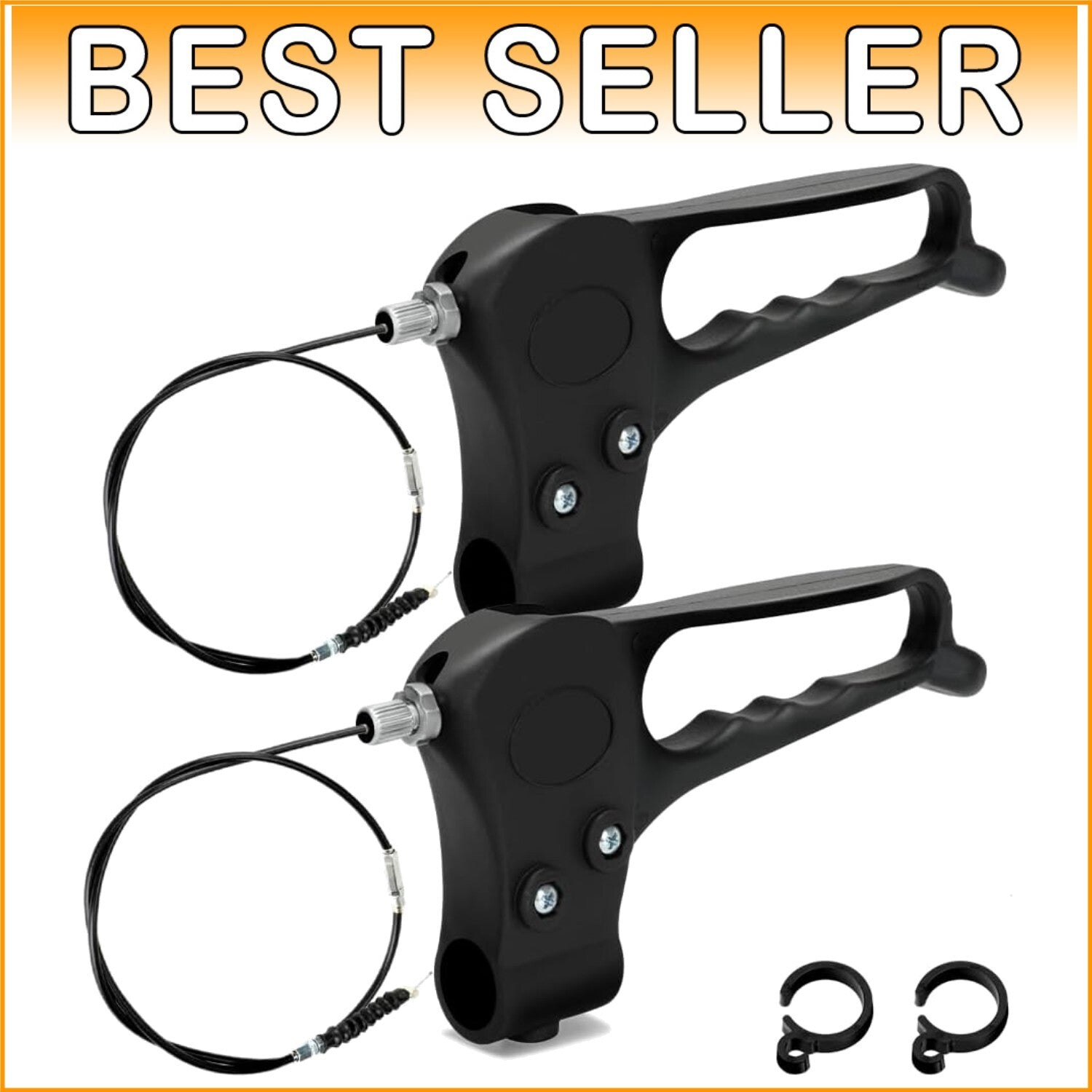 2 Pack High-Quality Hand Brake Assembly for Rollator & Walker Safety