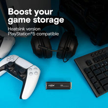 Load image into Gallery viewer, High-Speed 1TB NVMe M.2 SSD with Integrated Heatsink for Gaming &amp; Productivity