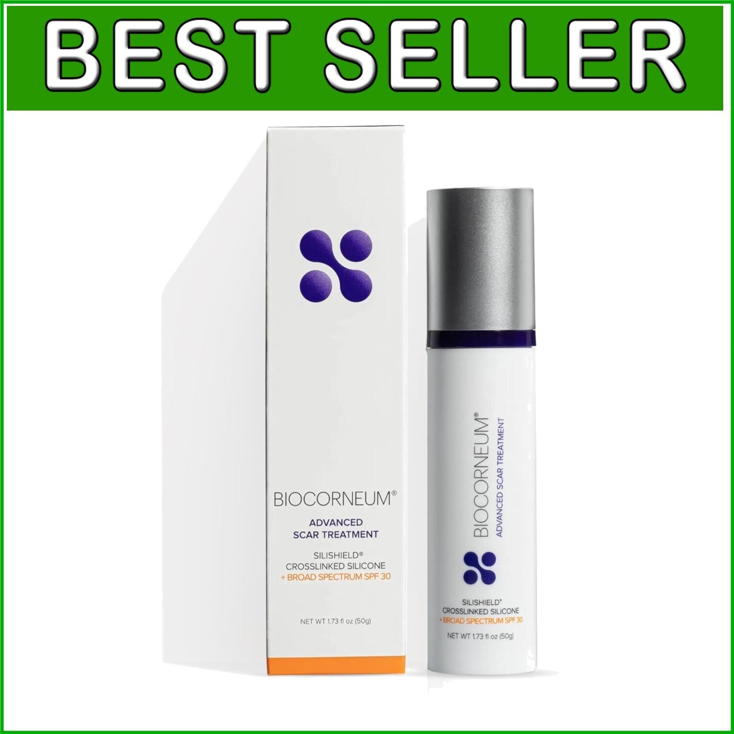 Advanced Silicone Scar Treatment with Silishield & SPF 30 – 50g Fast-Drying Gel